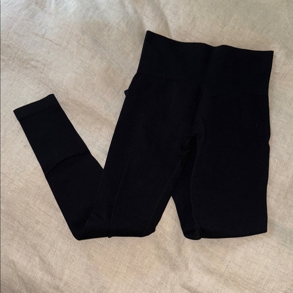 SAVVY Women’s Black Compression Leggings - Picture 1 of 5